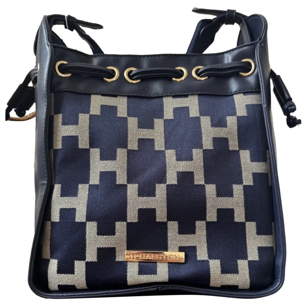 H. By Halston cloth bucket bag